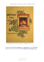 크리스마스주변장식.Around the Yule Log, by Willis Boyd Allen