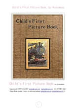 어린이처음그림책.Child"s First Picture Book, by Anonymous