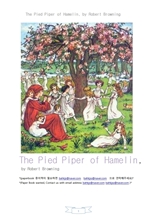 하멜린의 피리부는 사람.The Pied Piper of Hamelin, by Robert Browning