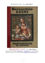 베르나르디노 루이니. Bernardino Luini, by James Mason