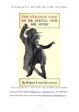 지킬박사와 하이드씨 의 이상한 사건.The Strange Case Of Dr. Jekyll And Mr. Hyde, by Robert Louis Stev