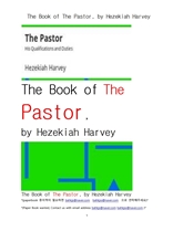 프로텐스탄트교회의 목사.The Book of The Pastor, by Hezekiah Harvey