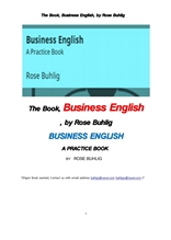 비지니스 영어.The Book, Business English, by Rose Buhlig