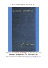 미국연방준비은행의 외환정책.The Book of Foreign Exchange, by Robert Latham Owen