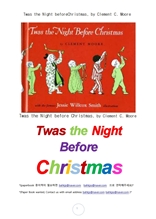 크리스마스 전날밤.Twas the Night beforeChristmas, by Clement C. Moore