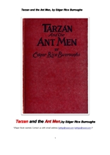 타잔과 개미인간.Tarzan and the Ant Men, by Edgar Rice Burroughs