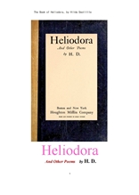 헬리오도라 별이름 시집.The Book of Heliodora, by Hilda Doolittle