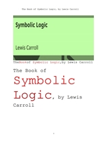 기호 논리학 Symbolic Logic, by Lewis Carroll
