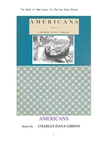 미국인 아메리칸들의 만화 그림책.The Book of Americans, by Charles Dana Gibson