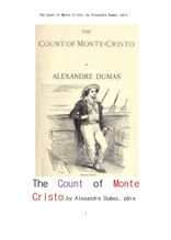 뒤마의 몽테 크리스토 백작.The Count of Monte Cristo, by Alexandre Dumas, pere