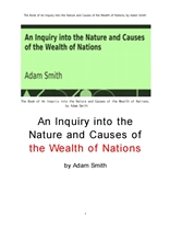 아담 스미스의 국부론.The Book of An Inquiry into the Nature and Causes of the Wealth of Nations, by