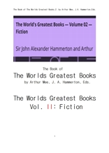 세계 대 문학사상 전집,제2권.픽션소설.The World's Greatest Books, Vol. II . Fiction, by Various