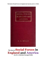 사회적 영향력,영국잉글랜드와 미국에서의.The Book of Social Forces in England and America, by H. G. W