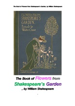 섹스피어 정원의 꽃들. The Book of Flowers from Shakespeare"s Garden, by William Shakespeare