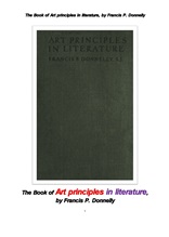 문학에서의 예술 기술 원칙들.The Book of Art principles in literature, by Francis P. Donnelly