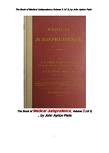 법의학적 법철학 제3권.The Book of Medical Jurisprudence,Volume 3 (of 3),by John Ayrton Paris
