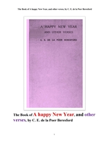 새해 해피뉴이어 시 및 다른 운문시집.The Book of A happy New Year, and other verses, by C. E. de la P