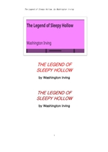 슬리피 할로우 의 전설. The Legend of Sleepy Hollow, by Washington Irving