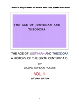 동로마 제국의 유스티니아누스 1세와 테오도라비의 시대 제2권 . The Book of The Age of Justinian and 쏘