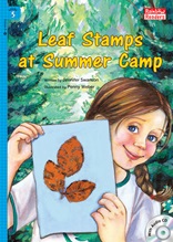 Leaf Stamps at Summer Camp - Rainbow Readers 5
